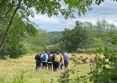 A team building game with map reading